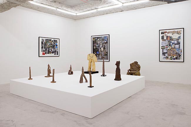 Simone Fattal: Sculptures and Collages at Balice Hertling