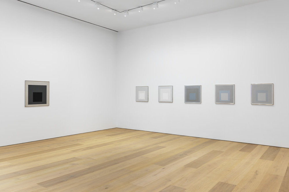 Josef Albers: Grey Steps, Grey Scales, Grey Ladders at David Zwirner