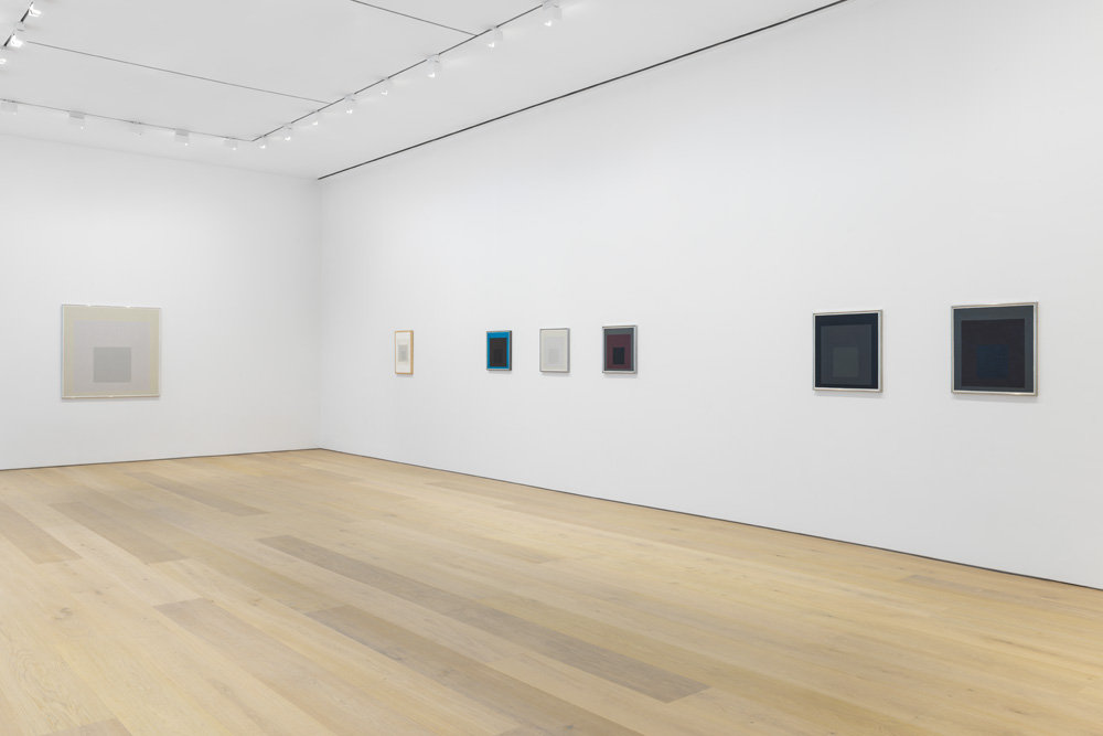 Josef Albers: Grey Steps, Grey Scales, Grey Ladders at David Zwirner