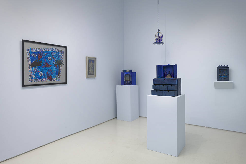 Betye Saar: Something Blue at Roberts Projects