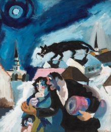 Josef Herman, Refugees, c. 1941