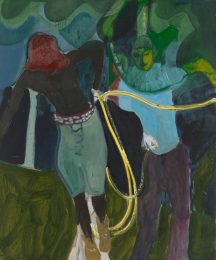 Peter Doig, Three Men with a Rope, 2019