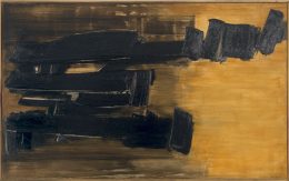 Pierre Soulages, Peinture 125 x 202cm, 30 octobre 1958, 1958