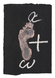 Antoni Tàpies, Petjada rosa, 2004