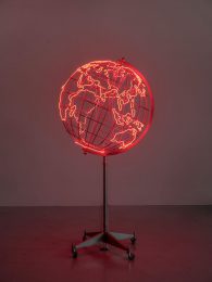 Mona Hatoum, Hot Spot (stand), 2018