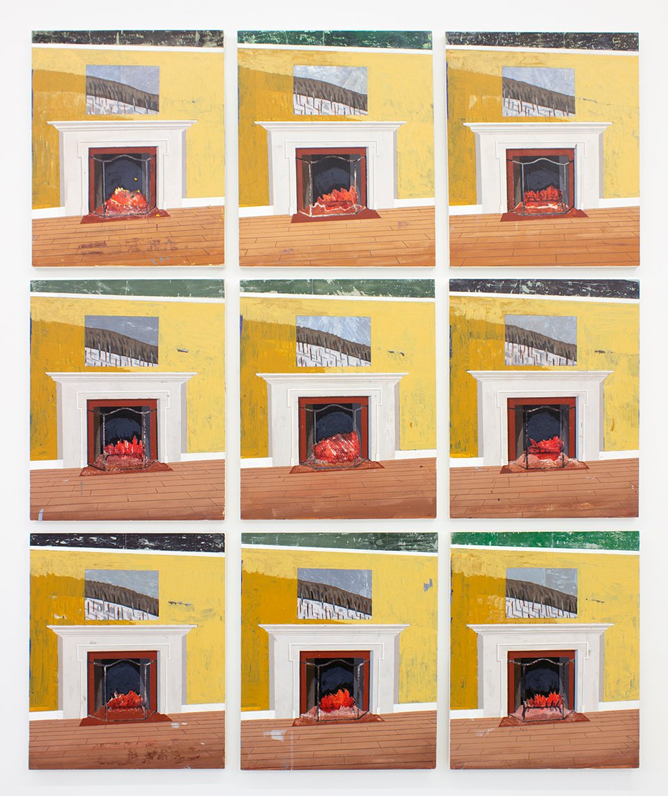 Henry Glavin, Fireplace (Winter), 2020