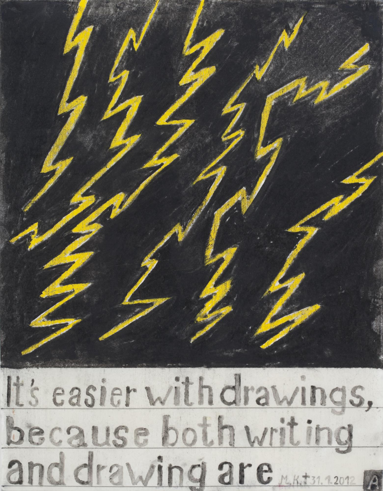 Martin Assig, St. Paul #101 - It’s easier with drawings, because both writing and drawing are, 2012