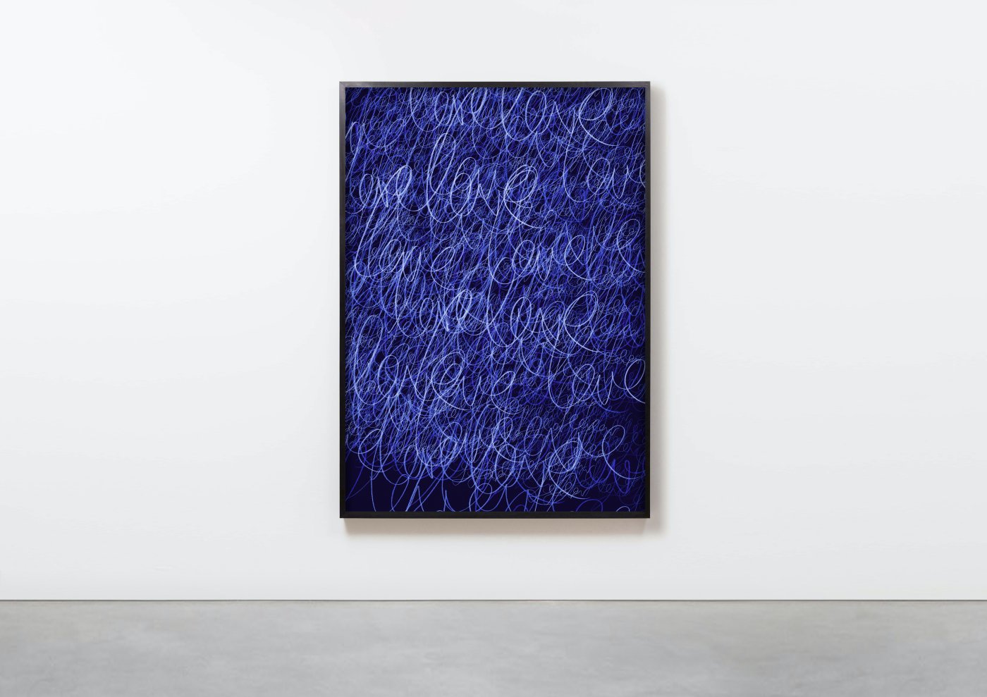 Barnaby Barford, Love over Fear (Blue), 2020