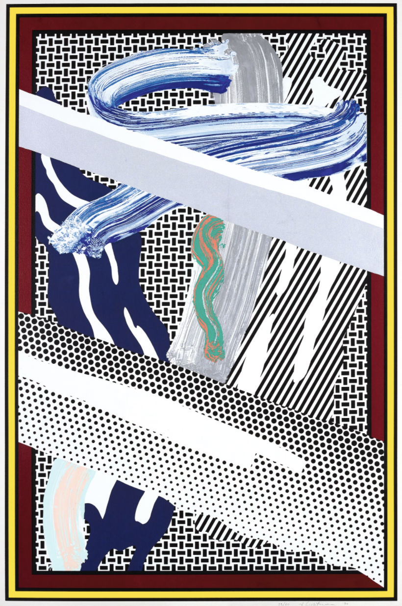 Roy Lichtenstein, Reflections on Expressionist Painting (C. 255), 1990