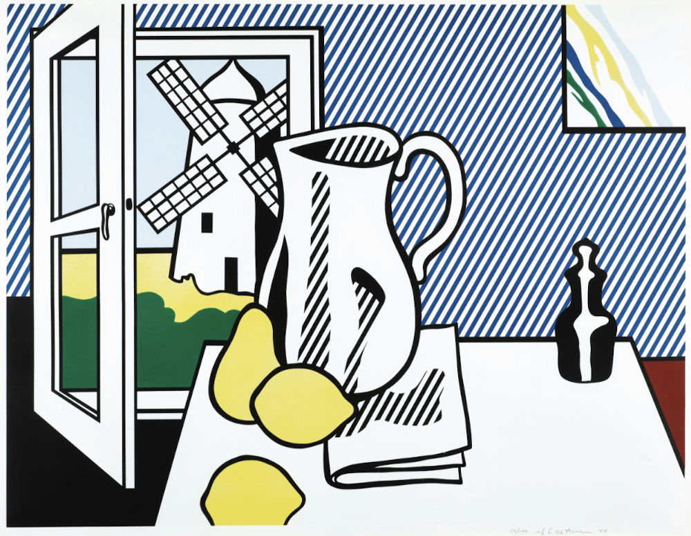 Roy Lichtenstein, Still Life with Windmill (C. 132), 1974