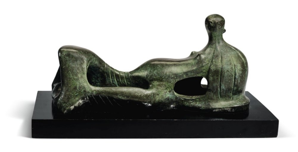 Henry Moore, Reclining Figure, conceived in 1946 and cast in 1968