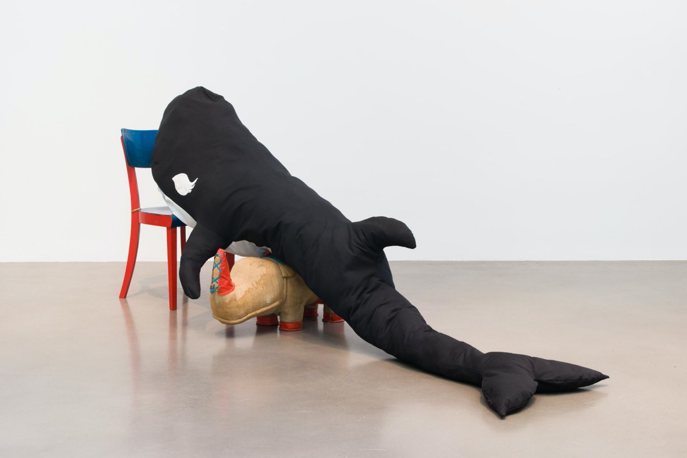 Cosima von Bonin, KILLER WHALE WITH LONG EYELASHES I (RHINO* VERSION) *Rhino by Renate Mueller, Germany, 1960s, 2018