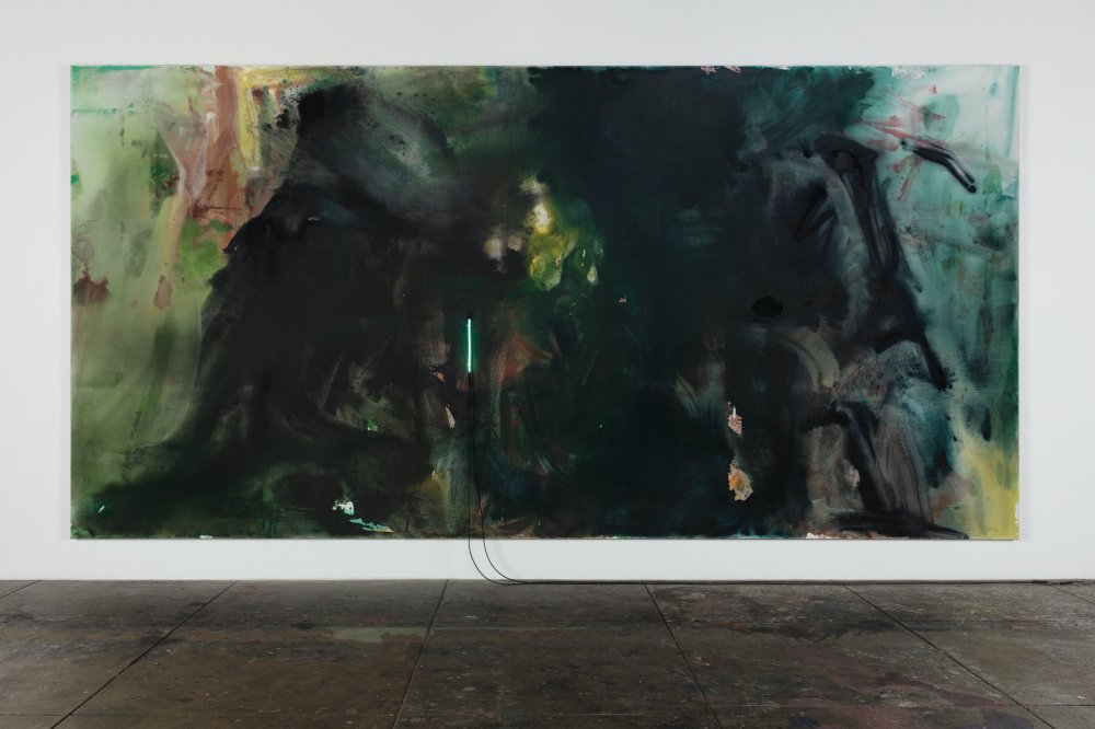 Mary Weatherford, Meeting in the Forest, 2019