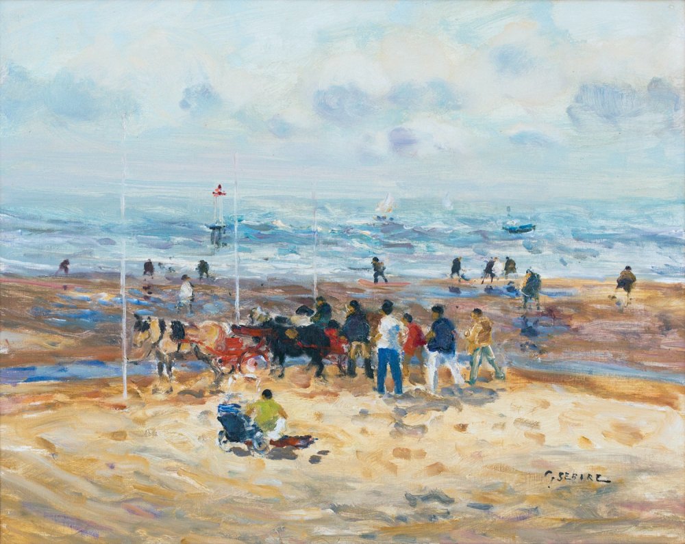 Gaston Sébire, Les petits chevaux sur la plage