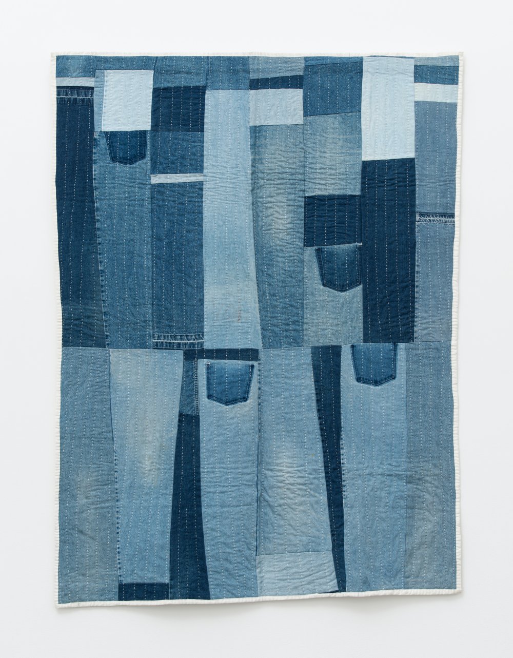 Loretta Pettway Bennett, Work-clothes strips, 2003