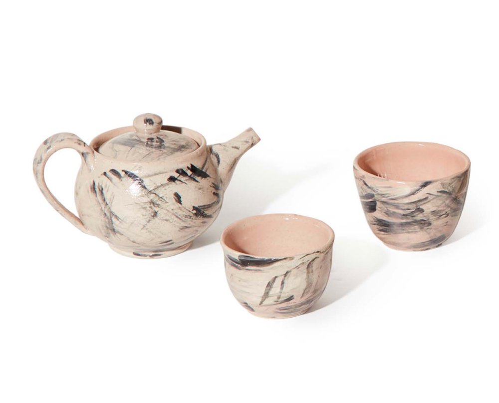 Wingyun Chan, Teapot and Cups set, 2020