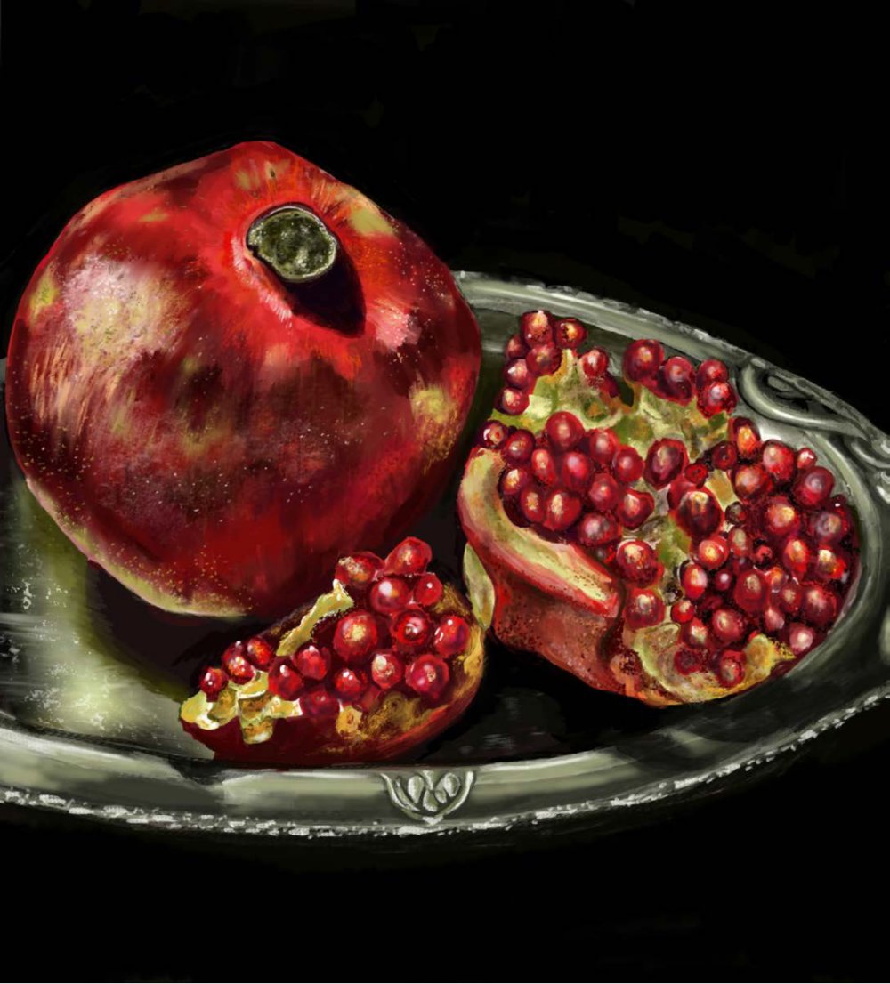 Rishika Assomull, Pomegranates, 2017