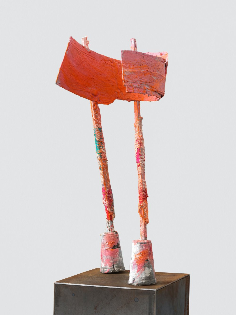 Phyllida Barlow, untitled: pinkholder; 2020 lockdown 15, 2020