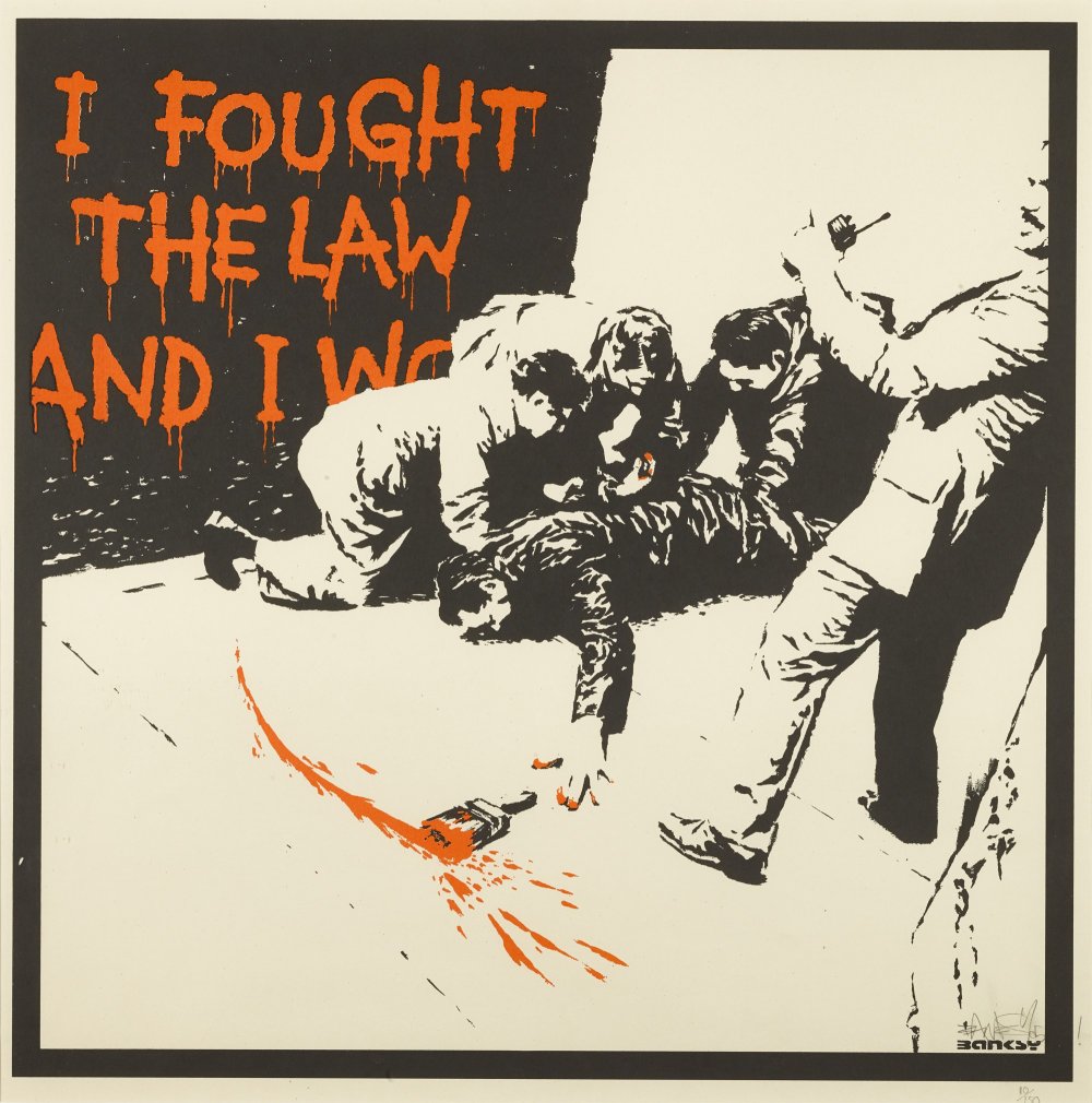 Banksy, I Fought The Law, 2005