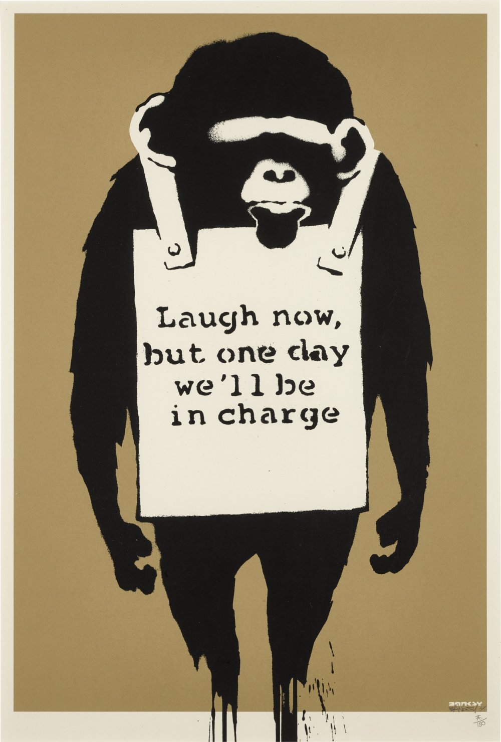 Banksy, Laugh Now, 2004