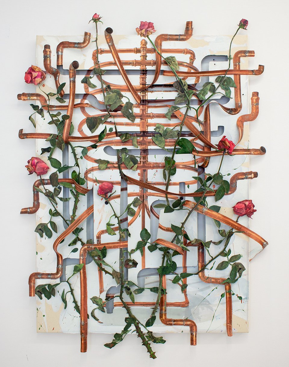 David Kennedy Cutler, Rack for January Roses, 2021