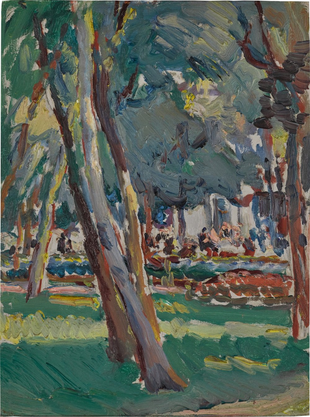 Samuel John Peploe, R.S.A., The Luxembourg Gardens, circa 1910