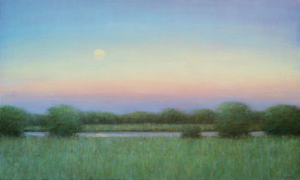 Mary Sipp Green, Early Evening Along the River