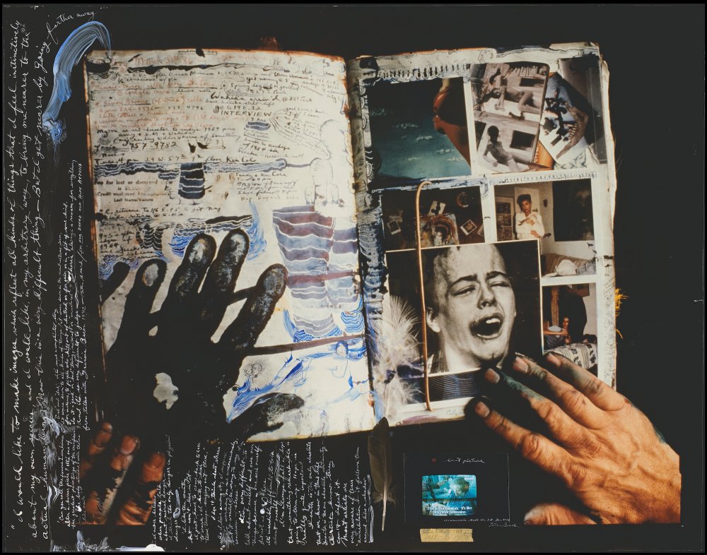 Peter Beard, Crying Boy Diary Pages, March 31-April 1, 1986/1996