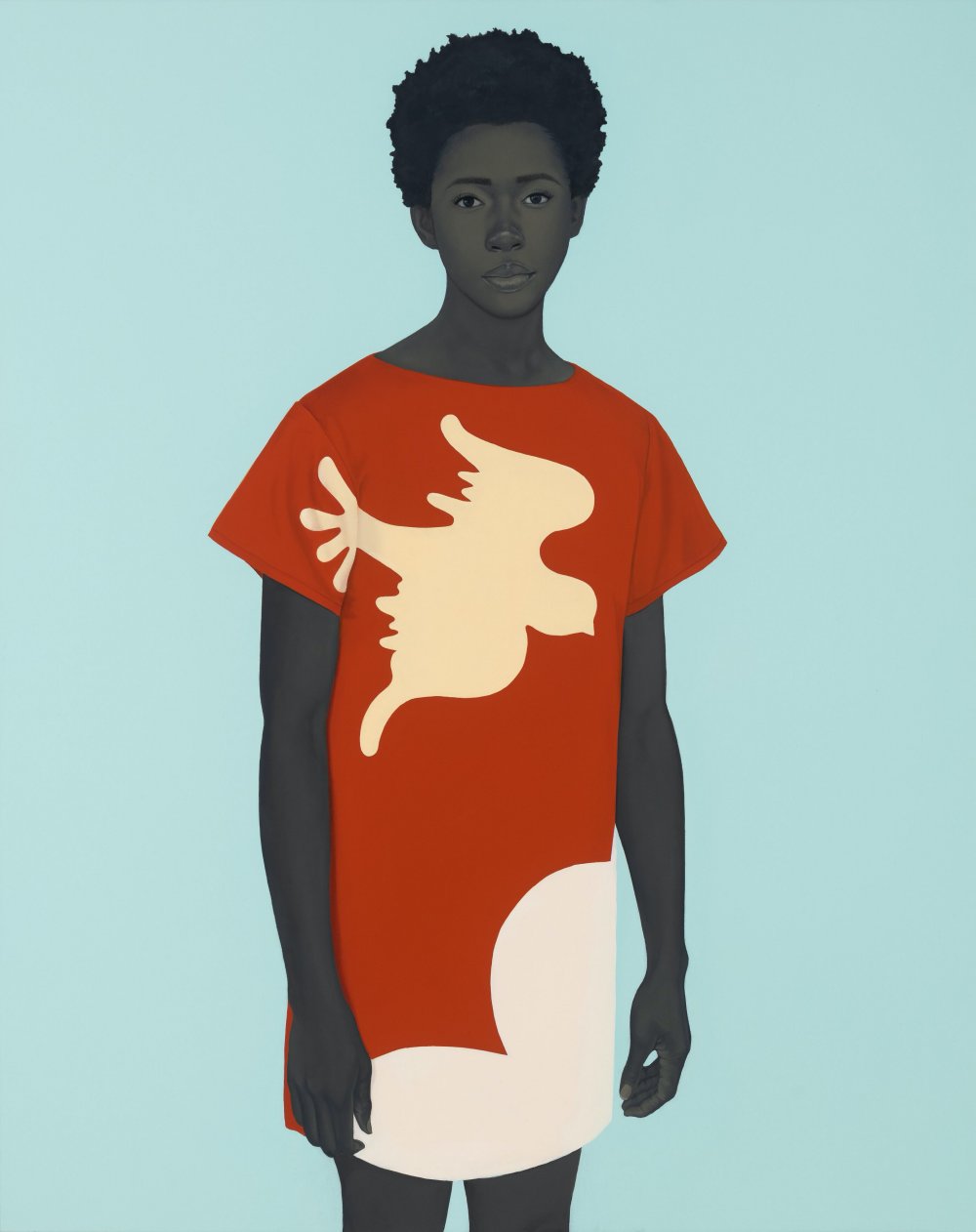 Amy Sherald, Hope is the thing with feathers (The little bird), 2020
