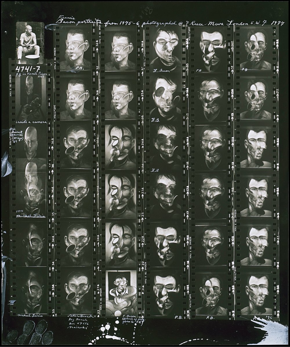 Peter Beard, Francis Bacon portraits from 1975-6 photographed @ 7 Reece Mews, London S.W.7, 1977/1998