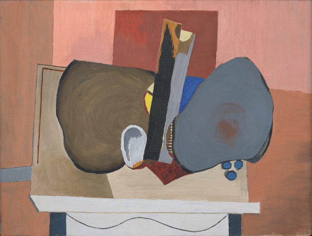 Albert E. Gallatin, Still Life on Table, 1940