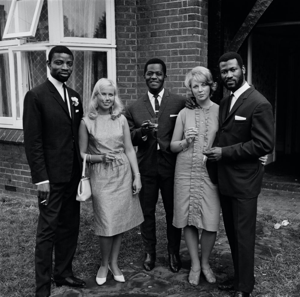 James Barnor, A group of friends photographed during Mr. And Mrs Sackey’s wedding, London, c. 1966