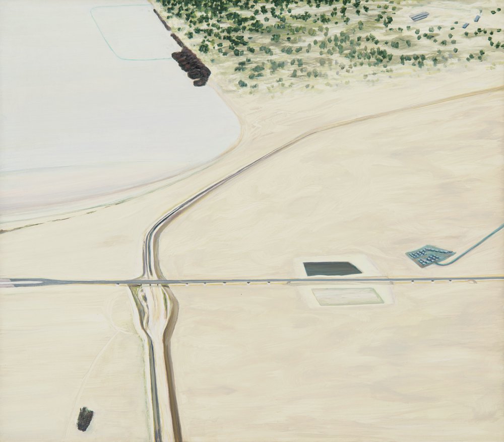 Carol Rhodes, Sea and Motorway, 1998