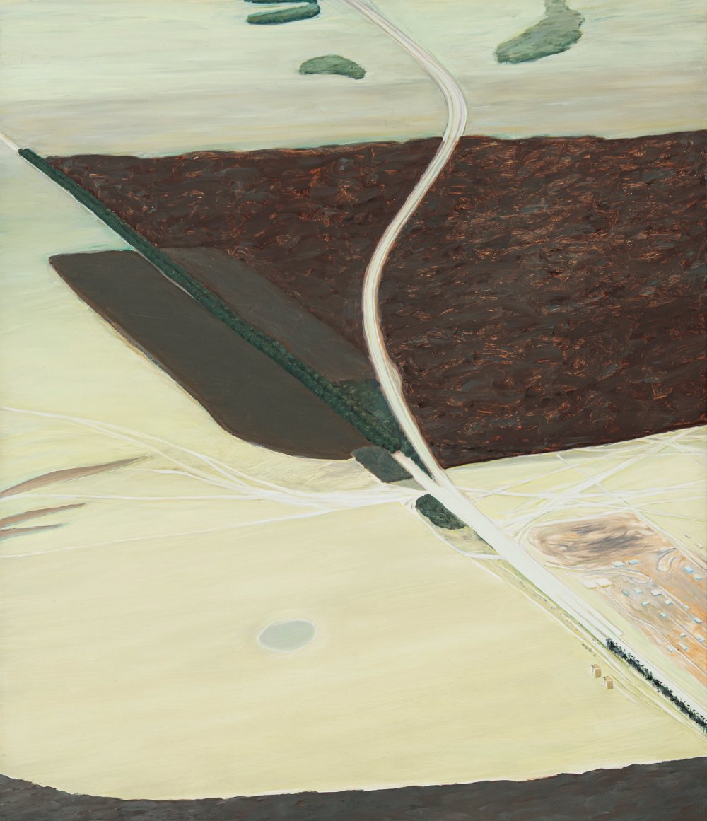 Carol Rhodes, Forest and Road, 1998