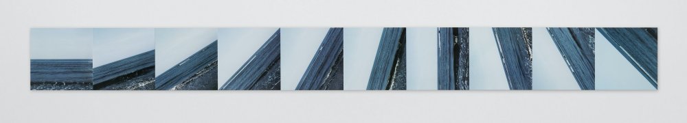 Jan Dibbets, Sea Horizon 0°-135°, 1971