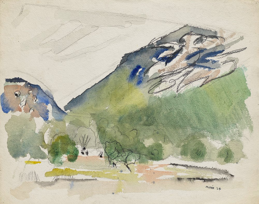 John Marin, Crawford Notch, White Mountains, 1924