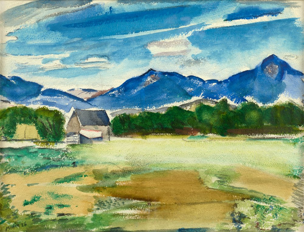 John Marin, Mt. Chocorua and a-Couple-a-Neighbors, 1926