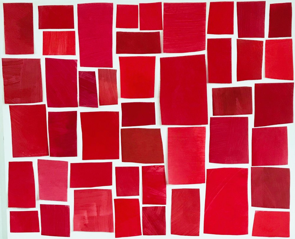 Melissa McGill, Color Study - Red Regatta, 2019