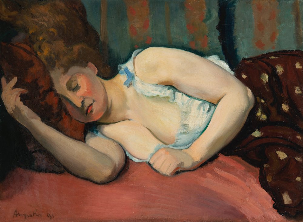 Louis Anquetin, Le repos du modèle, 1891