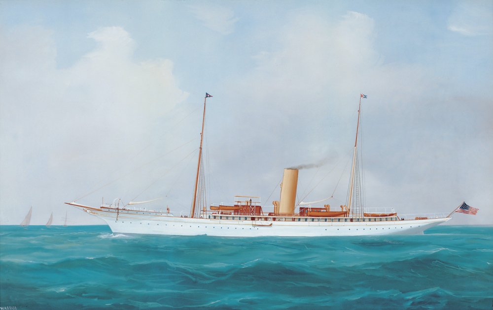 Antonio de Simone, Steam Yacht Warrior