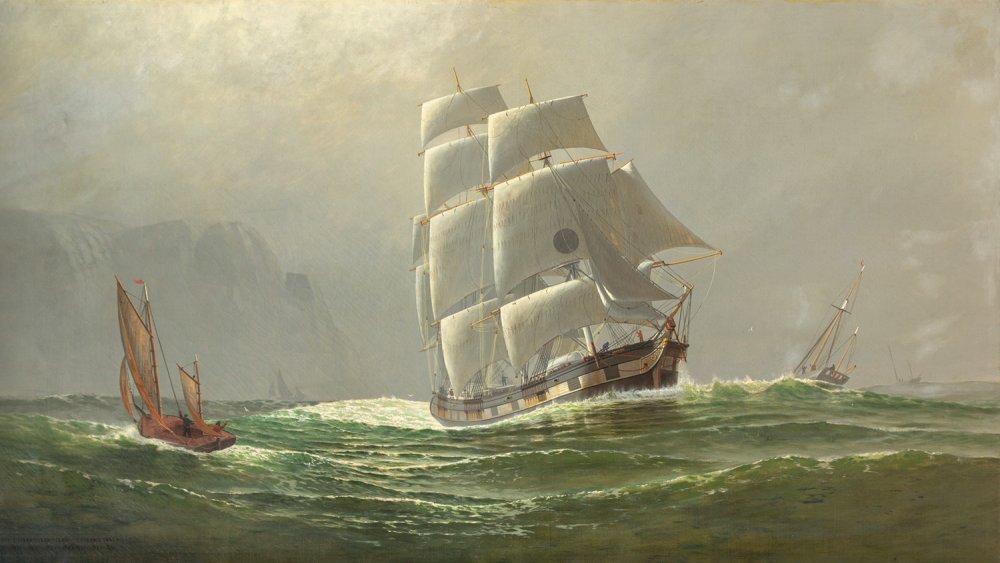 Franklin Stanwood, The emigrant ship, England Farewell