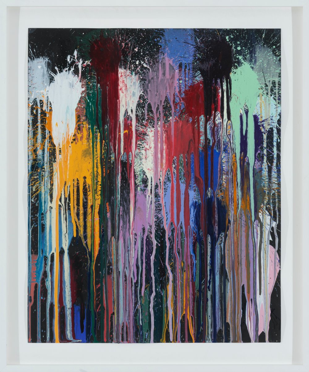 Ian Davenport, Splat Attack No.2, 2017