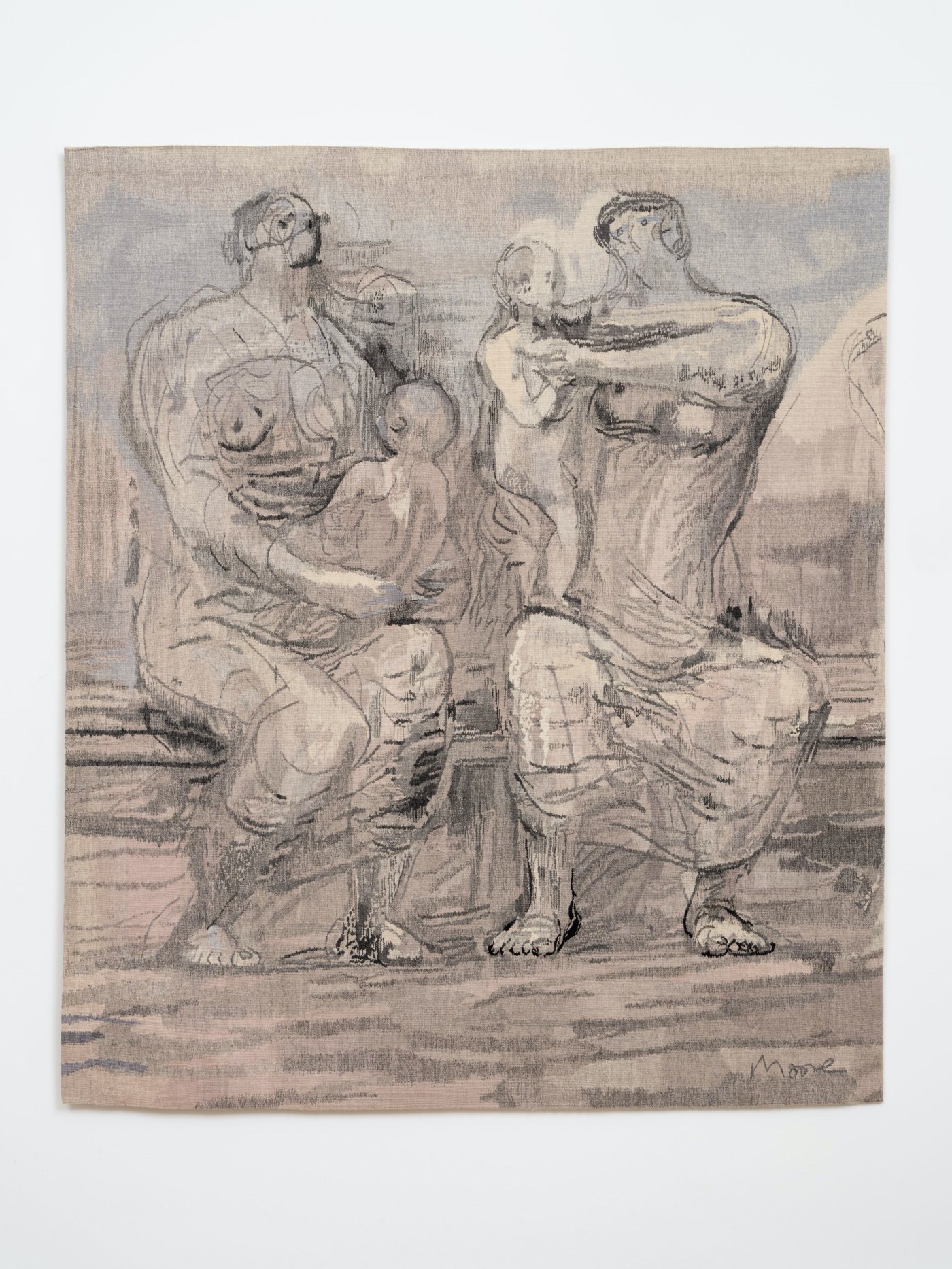 Henry Moore, Two Seated Women, 1977