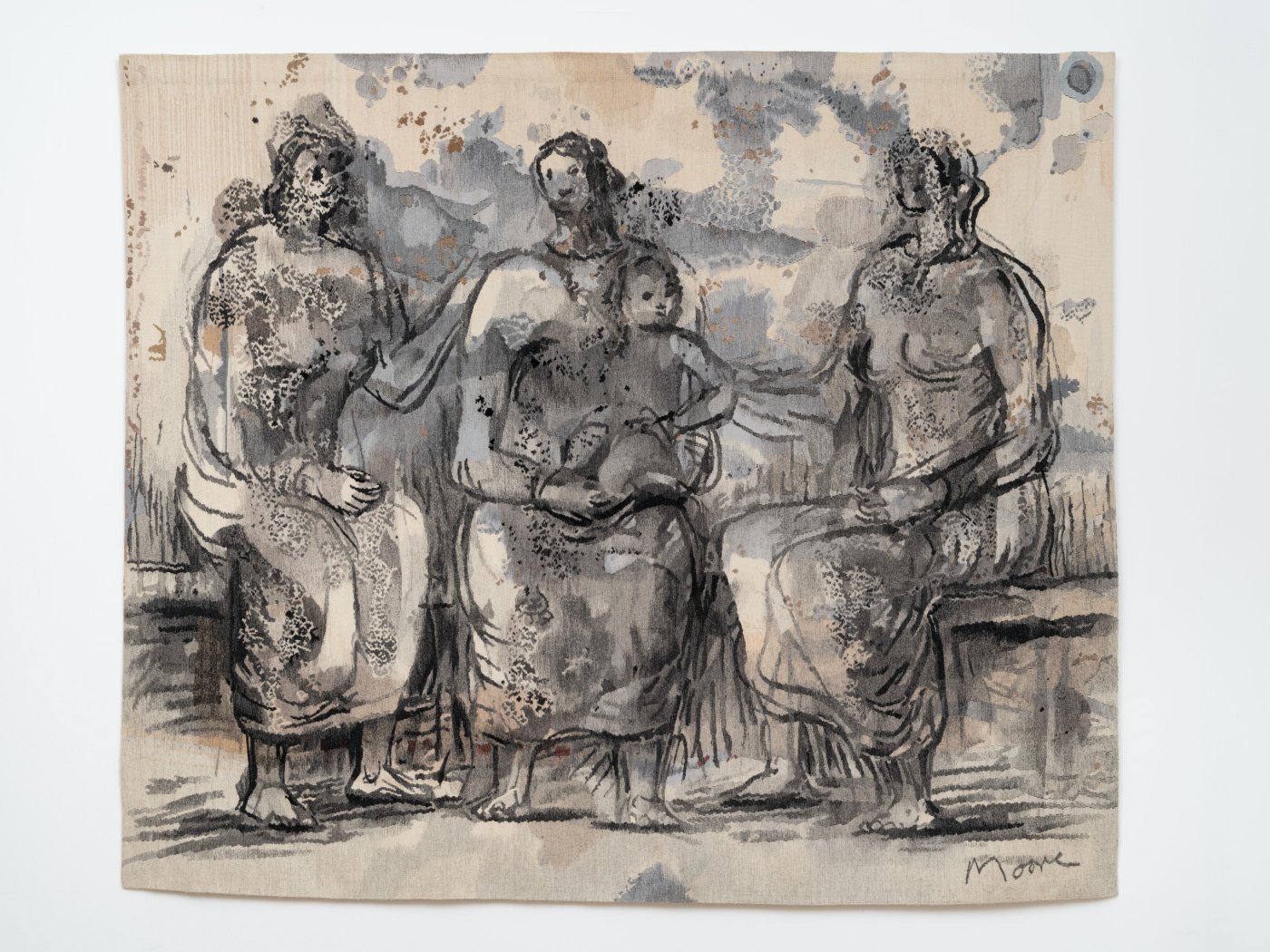 Henry Moore, Three Seated Women with One Child, 1978