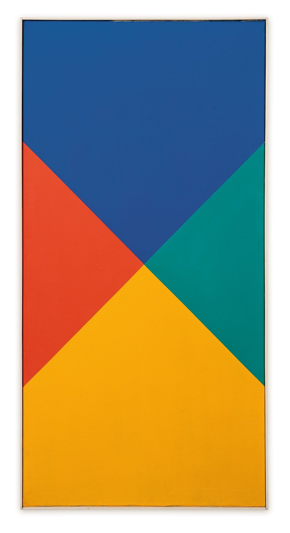 Max Bill, Rot und grün aus blau und gelb (Red and green from blue and yellow), 1970