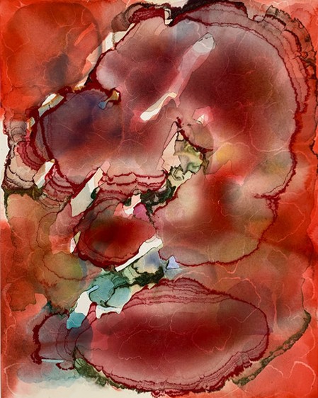 Barbara Nicholls, Red Bloom, 2021