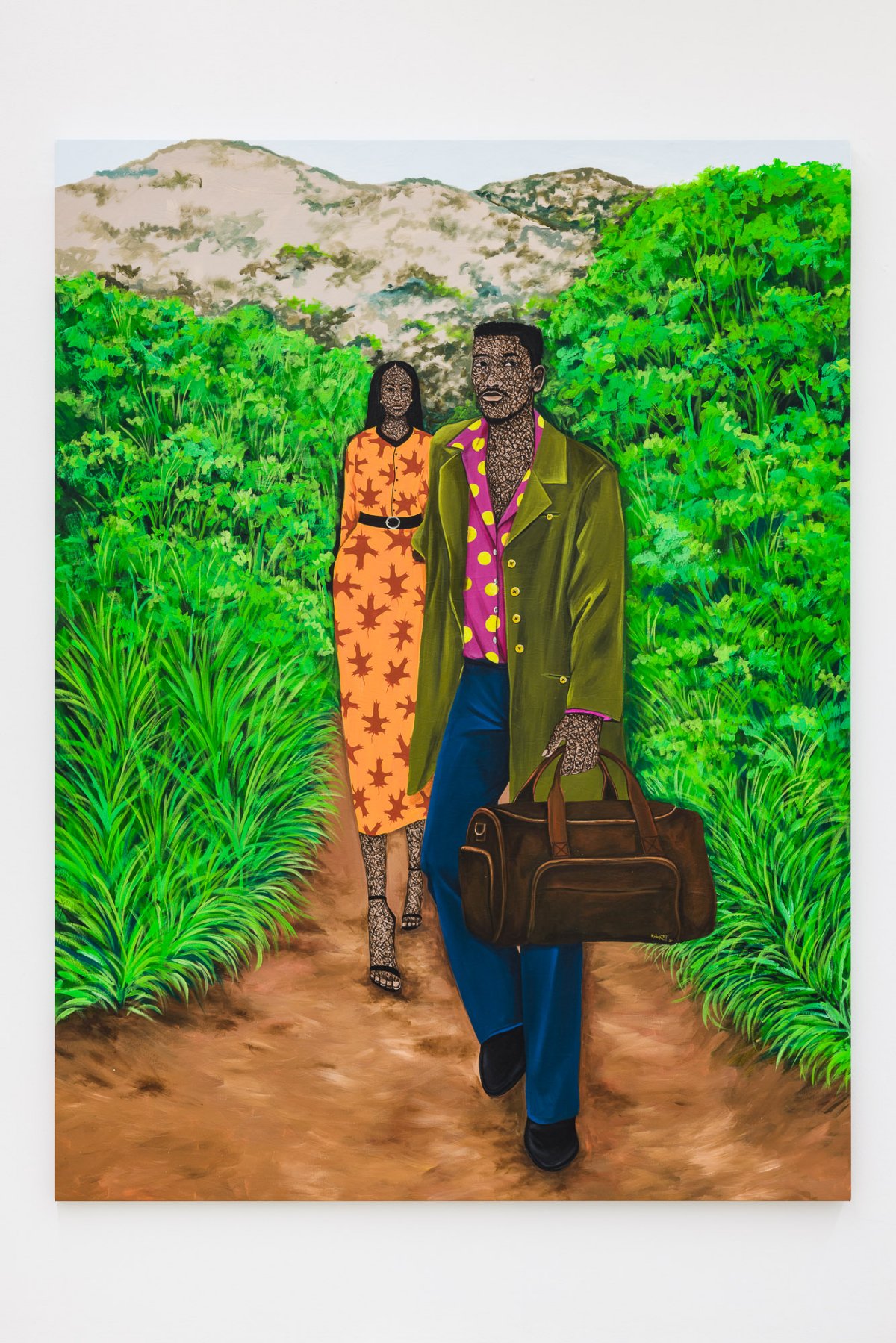 Hamid Nii Nortey, Escape through the Wilderness, 2021