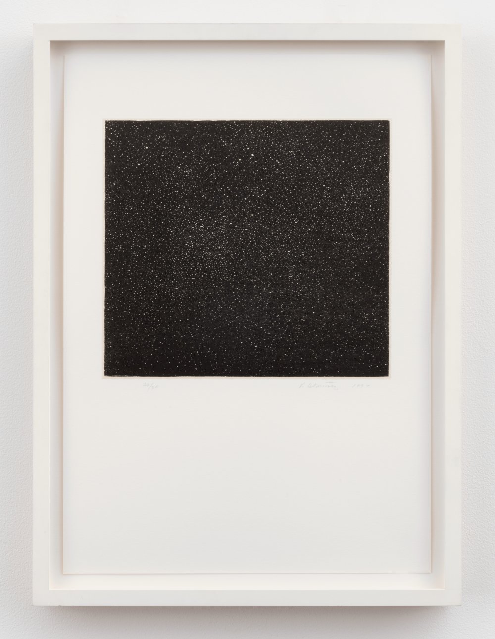 Vija Celmins, Night Sky, 1997