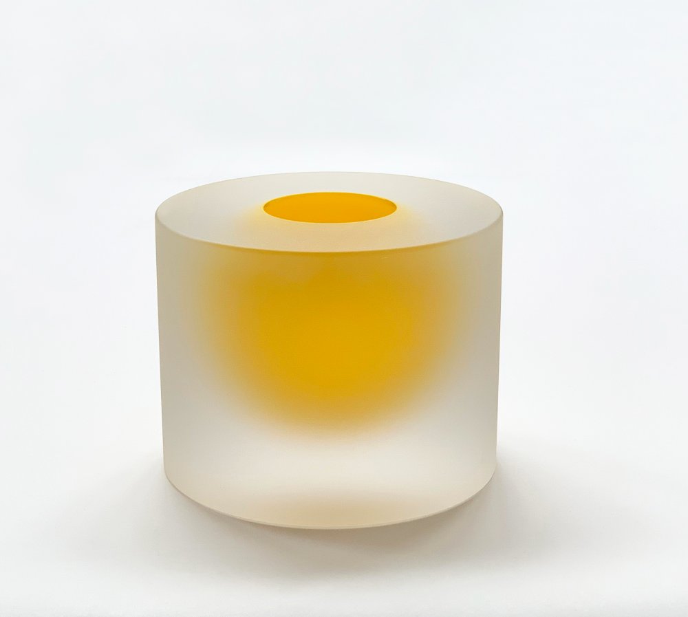 Tora Urup, Mat Cylinder with Encased Sunyellow, 2021