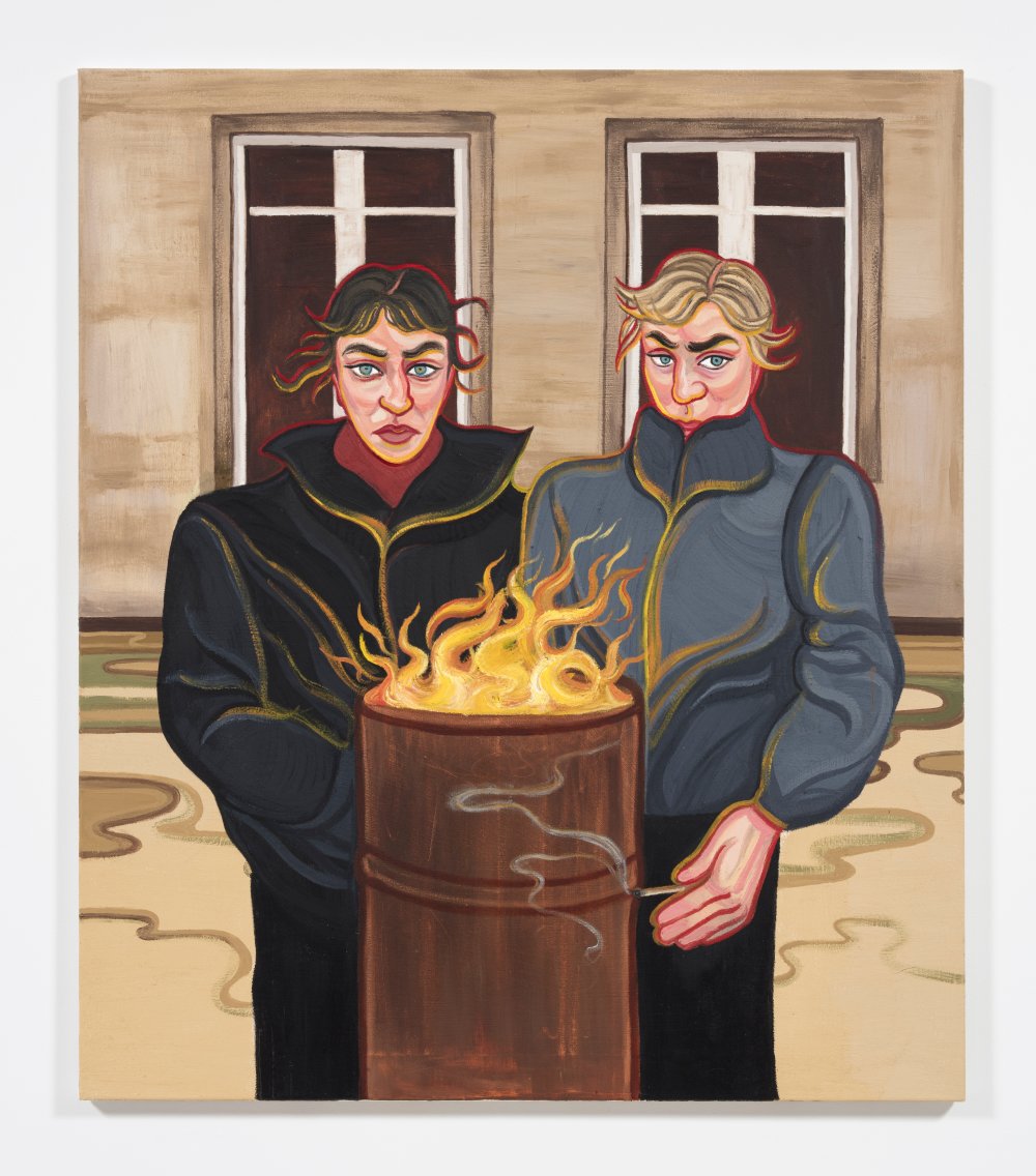 Ania Hobson, Burning Barrel, 2022